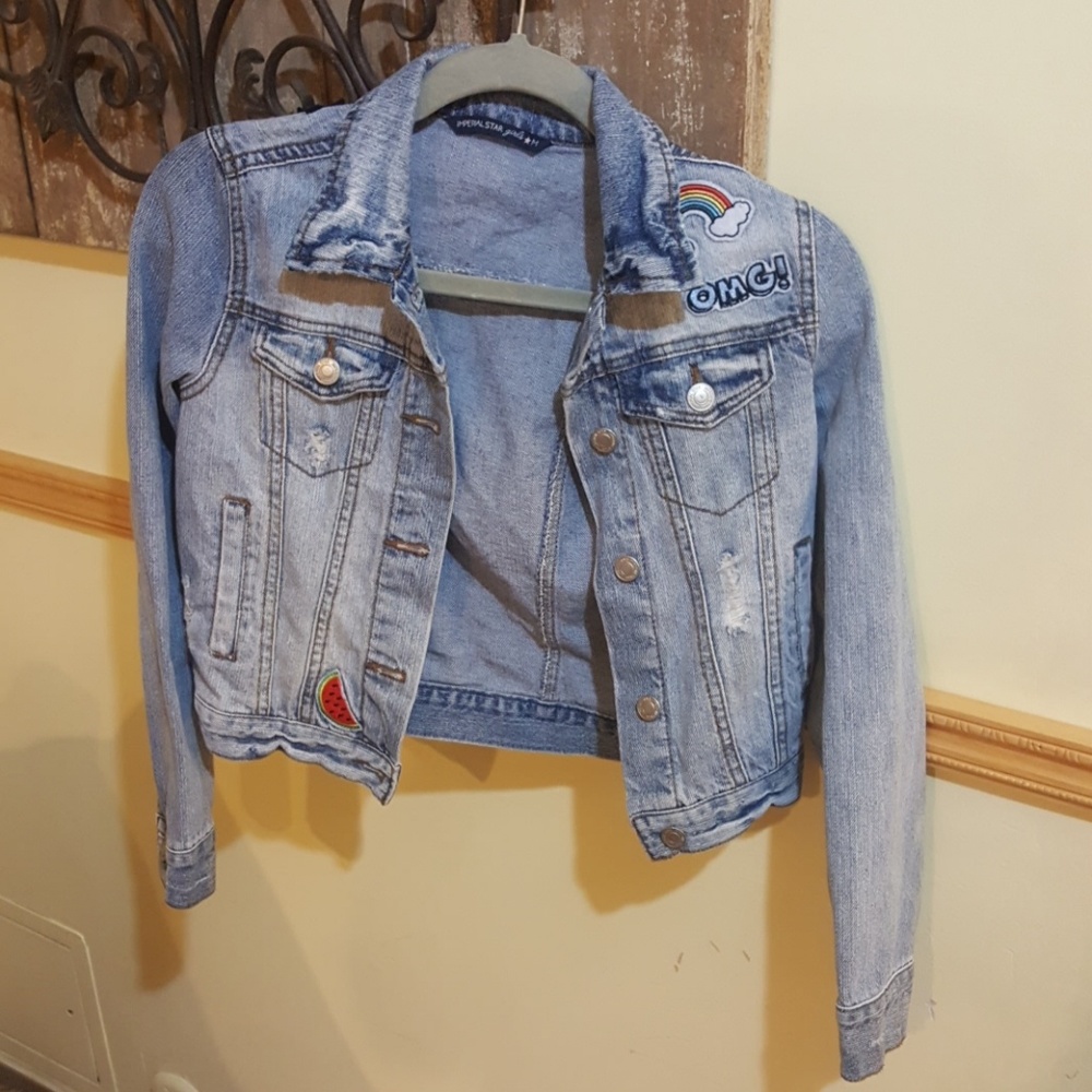 Denim girls jacket